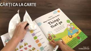 Wipe clean dot to dot Things that go usborne