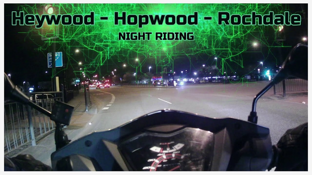 Pointless Night Ride Heywood, Hopwood, Darnhill, Rochdale & Bamford