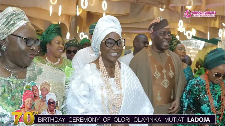 AYABA LADOJA AT 70!! WATCH HOW FORMER FIRST LADY, AYABA MUTIAT LADOJA CELEBRATES HER 70TH BIRTHDAY 