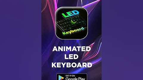 Neon LED Keyboard