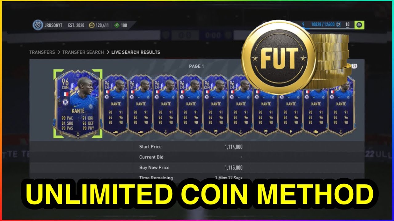 *NEW* UNLIMITED COIN METHOD IN FIFA 22 ULTIMATE TEAM FIFA