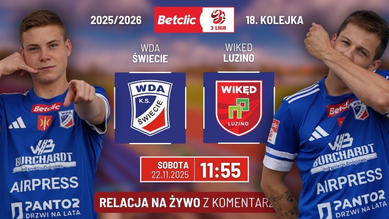 TRANSMISJA AUDIO: Wda Świecie - Wikęd Luzino