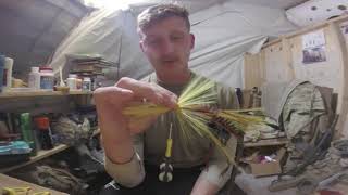Faux bucktail musky fly