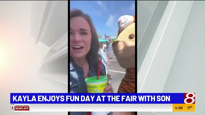 WISH-TV's Kayla Sullivan enjoys fun day at Indiana...