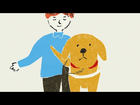 AC JAPAN 日本盲導犬協会 CM きみと一緒だから 篇 15秒