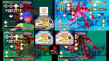 [DDR SELECTION] BRILLIANT 2U [DDR A vs PS 2ndRemix vs DC 2ndMIX Comparison]