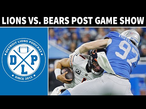 Chicago Bears Post Game | Detroit Lions Podcast Reacts