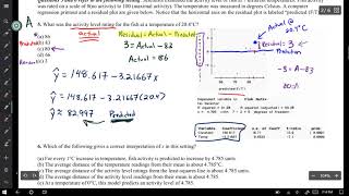 AP Stats - Ch3 Practice Test (Q5-Q6)
