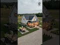 Luxury Modern Farmhouse Construction Timelapse | AI Home Transformation