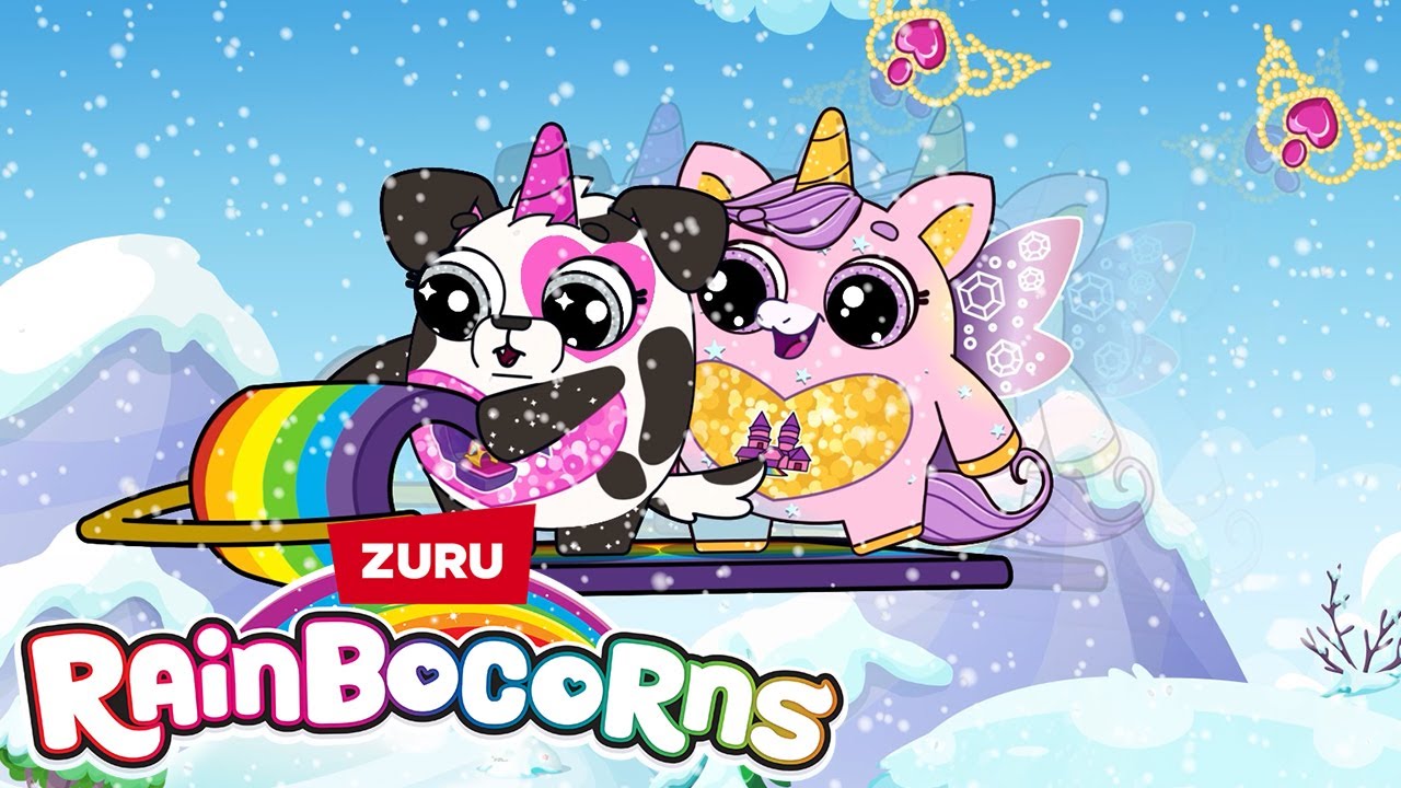 Sledding Rescue Mission with Animals! + More Stories | Cute Cartoons ...
