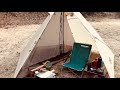 DODライダーズ ワンポールテントでキャンプ　solo camping