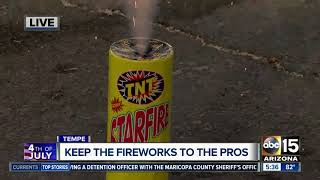 Dangers of fireworks in Arizona
