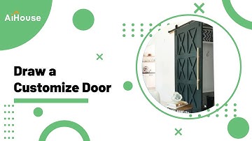 [Panel Point Editing] How to draw a customize door? | AiHouse