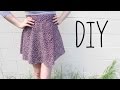 DIY &quot;Half Circle Skirt&quot; Tutorial (with zipper!) plus 3 ways to hem a skirt