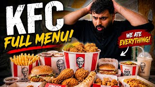 I Ordered EVERYTHING on KFC’s Menu. 