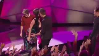 One Direction win three awards at the MTV VMAs in LA and perform One Thing