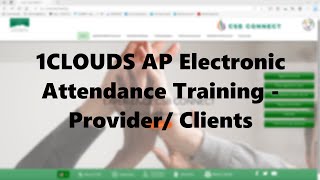 AP Electronic Attendance Training - Provider/Clients screenshot 2
