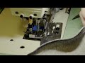 Industrial cover stitch machine binder demo