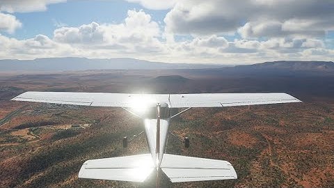 Attitudes & Instruments / Aim aircraft nose farther below horizon / Flight Simulator 2020 Sedona, AZ
