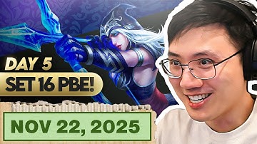 TFT SET 16 PBE Stream | Day 5