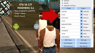 ‼️GTA SA 2.11 ANDROID MODMENU 2.6 64BIT‼️ screenshot 5
