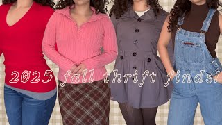 My 2025 Fall Thrift Finds! ( Try On Haul )
