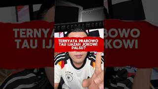 Did Prabowo know Jokowi’s diploma was fake? #dialectique #dialectic #prabowo #gibran #jokowi #mul...