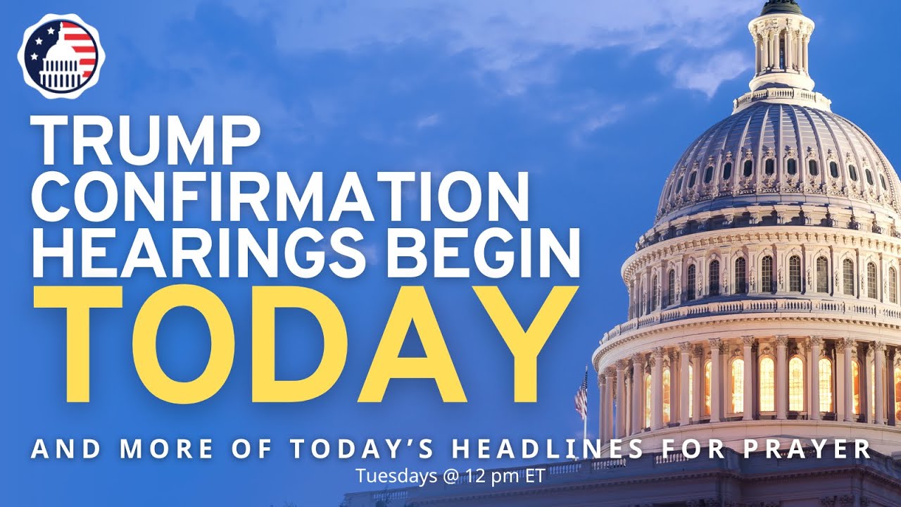 Trump Confirmation Hearings Begin TODAY - YouTube