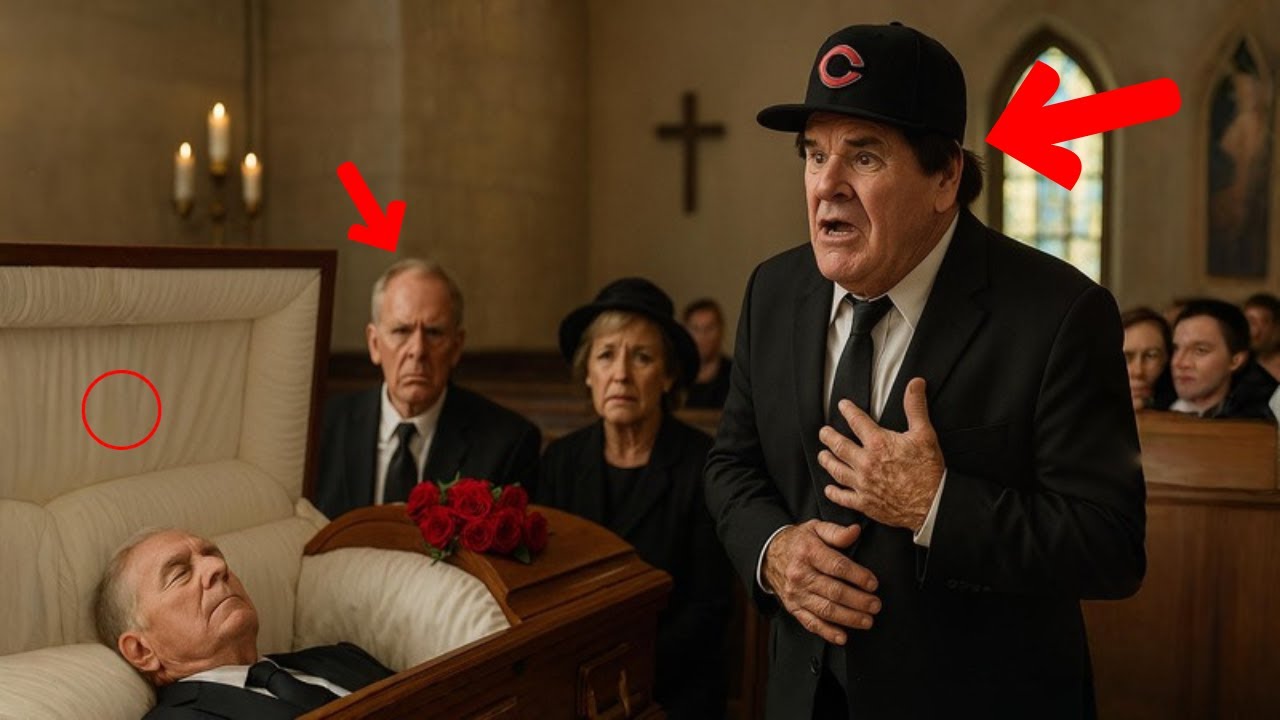 Few Showed Up to the Funeral… Until Pete Rose Arrived and Said