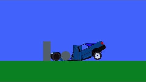 Algodoo Car Crashes & Destruction #177 | Crazy Phun Algodoo Car Crash Tests