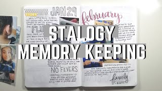 STALOGY BULLET JOURNAL MEMORY KEEP WITH ME | February Edition | Using Happy Planner Stickers