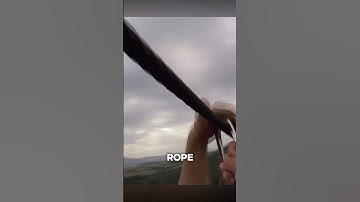 NEARLY LOST HIS FINGERS - Watch This Zipline BASE Jump