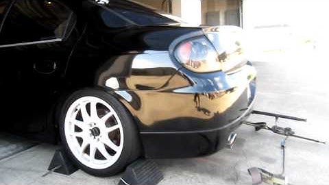 2004 Dodge SRT-4 MPx Exhaust Without cat Full Throttle! Dyno run sound/video clip