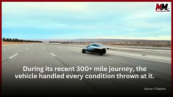 Aptera car completes its first-ever solar supported road trip