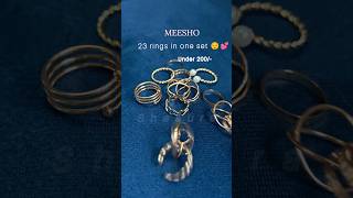 23 Rings in one set @Meesho #ytshorts #meesho #fashion #instagram #shorts