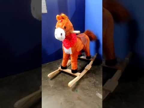 caballito mecedor de peluche