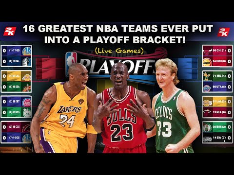 I Put the BEST teams in NBA History into a Playoff Simulation on 2K!