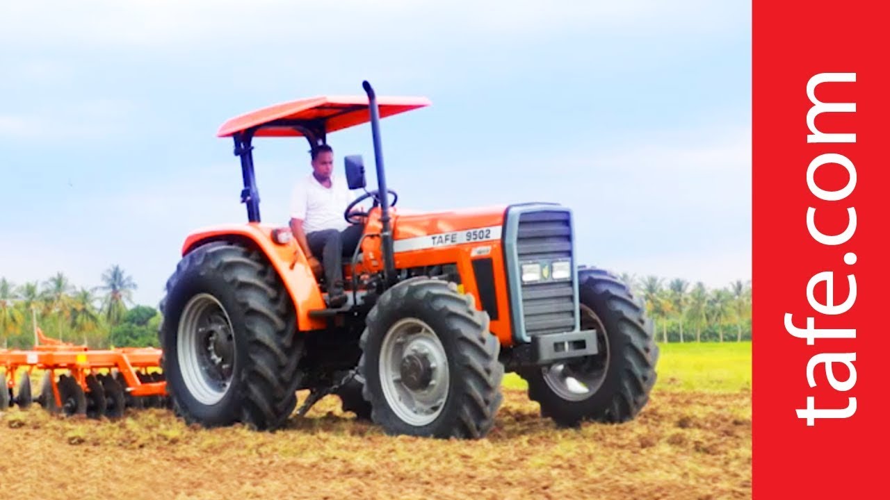 TAFE 9502 4WD Tractor YouTube