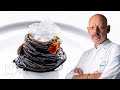 Black Spaghetti (Cuttlefish Ink) in an Italian Michelin Restaurant with Gianfranco Pascucci