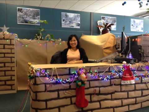 2012 Office Christmas decoration competition entry  YouTube