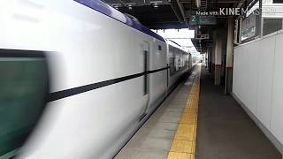 【E353系】特急あずさ28号新宿行き 平田駅を高速通過!