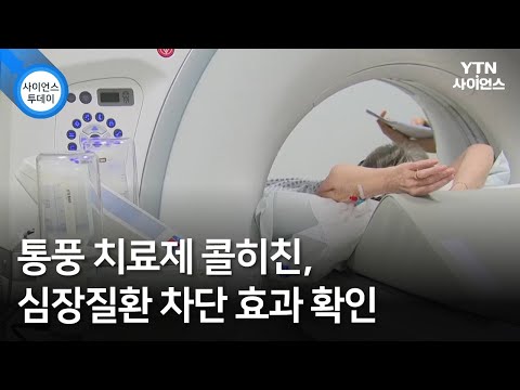 통풍 치료제 콜히친, 심장질환 차단 효과 확인 / YTN 사이언스