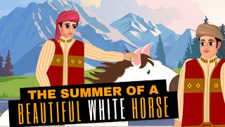 The summer of a beautiful white horse class 11 - ANIMATION - explanation In hindi- LINE BY LINE🔥