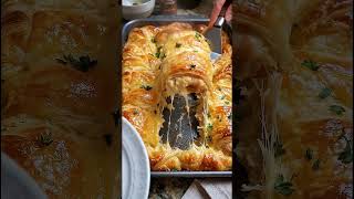 Chicken Crescent Roll Bake | Creamy Cheesy Chicken Crescent Rolls Recipe