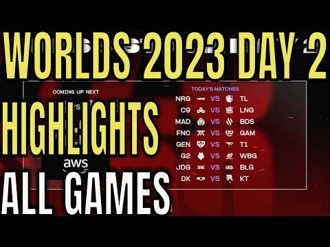 Worlds 2023 Highlights ALL GAMES Day 2 Round 2