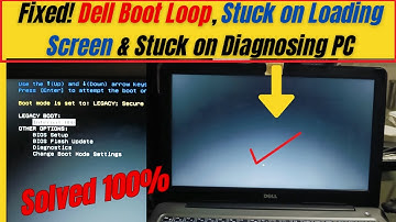 How To Fix Dell Boot Loop, Stuck on Loading Screen & Stuck on Diagnosing PC