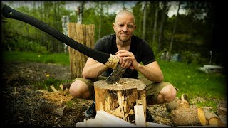 Axe Wood Cleaving Techniques, Hacks & How to Best Stack the Firewood by MartinWood Studios 🌳🔨 2,256 views 2 years ago 6 minutes, 48 seconds