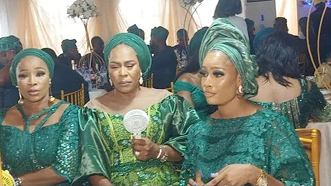 BISOLA BADMUS FAITHIA KEMI KORIDE CELEBRATE THE FINAL BURIAL CERTAINLY OF HER FATHER IN LAGOS IKEJA