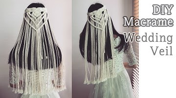 DIY Macrame Wedding Veil / 마크라메 웨딩 베일