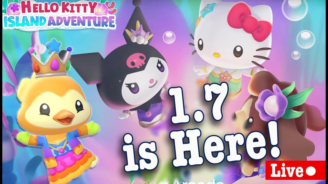 First Look Update 1.7 Picture Perfect is Here! Hello Kitty Island Adventure live- Day 1 update 1.7